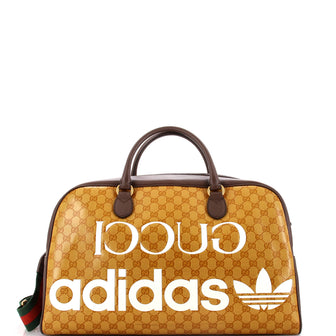 Gucci x adidas Duffle Bag GG Coated Canvas Large