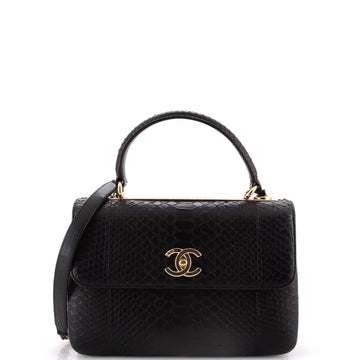 Chanel Trendy CC Top Handle Bag Python Small