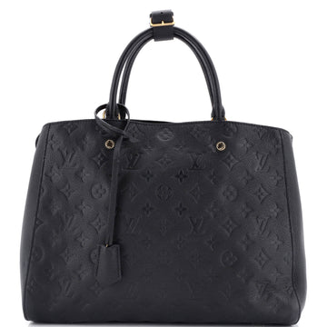Louis Vuitton Montaigne Handbag Monogram Empreinte Leather MM