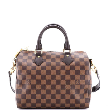 Louis Vuitton Speedy Bandouliere Bag Damier 25