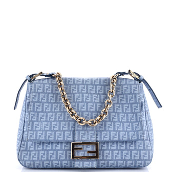 Fendi Mama Forever Bag Zucchino Coated Canvas