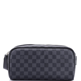 Louis Vuitton Dopp Kit Toiletry Pouch Damier Graphite