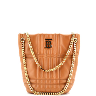 Burberry Lola Bucket Bag Quilted Lambskin Small