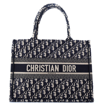 Christian Dior Book Tote Oblique Canvas Medium