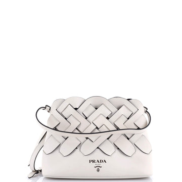 Prada Tress Convertible Shoulder Bag Leather Small