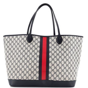 Gucci Ophidia Open Shopping Tote GG Coated Canvas Large