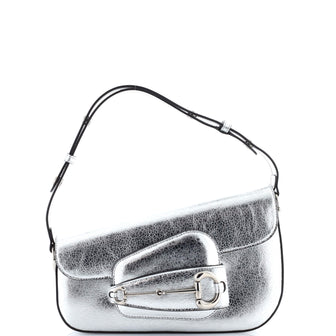 Gucci Horsebit 1955 Asymmetric Shoulder Bag Leather Mini