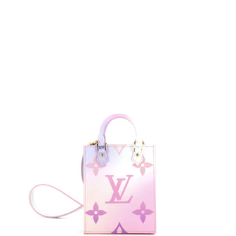 Louis Vuitton Petit Sac Plat Bag Spring in the City Monogram Giant Canvas