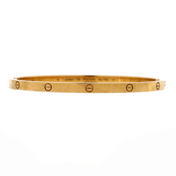 Cartier Love Bracelet 18K Yellow Gold Small