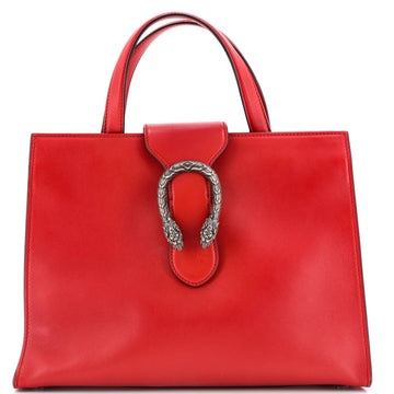 Gucci Web Dionysus Top Handle Bag Leather Large