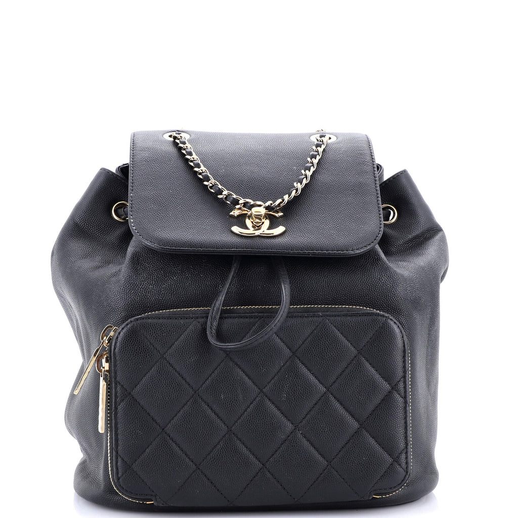 chanel business affinity backpack mini Chanel Business Affinity Backpack Caviar Small Black 3190701