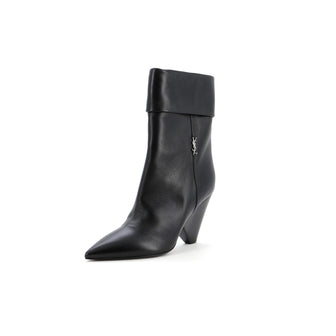 Saint Laurent Women's Niki Ankle Boots Leather