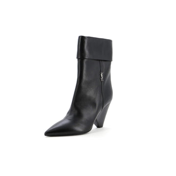 Saint Laurent Women's Niki Ankle Boots Leather