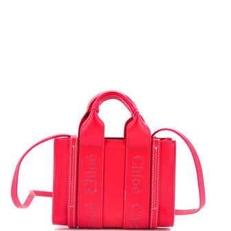 Chloe Woody Convertible Tote Leather Mini