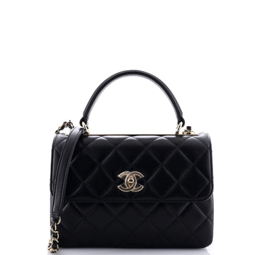 Chanel Trendy CC Top Handle Bag Quilted Lambskin Small
