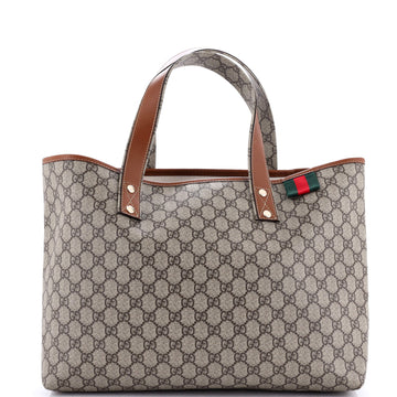Gucci Web Loop Tote GG Coated Canvas Medium