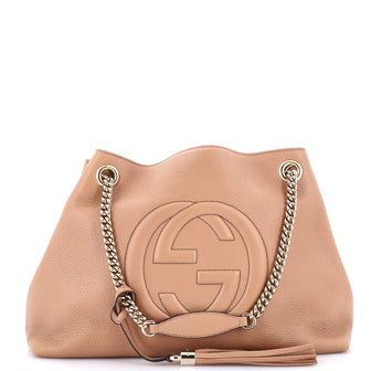 Gucci Soho Chain Strap Shoulder Bag Leather Medium