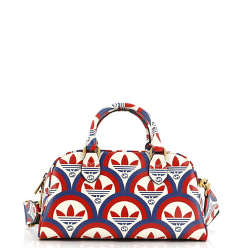 Gucci x adidas Duffle Bag Printed Leather Mini