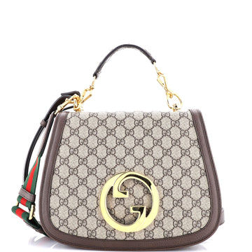 Gucci Blondie NM Top Handle Bag GG Coated Canvas Medium
