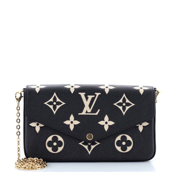 Louis Vuitton Felicie Pochette Bicolor Monogram Empreinte Giant