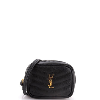 Saint Laurent Lou Camera Bag Matelasse Chevron Leather Baby