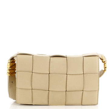 Bottega Veneta Cassette Crossbody Bag Maxi Intrecciato Grained Leather