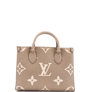 Louis Vuitton OnTheGo Tote Bicolor Monogram Empreinte Giant PM