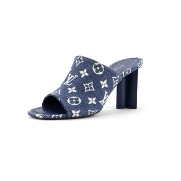 Louis Vuitton Women's Silhouette Mules Monogram Denim