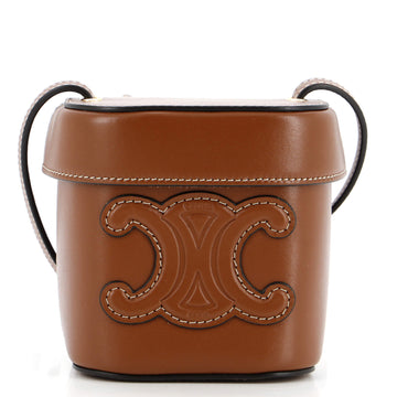 Celine Cuir Triomphe Box Bag Leather Small
