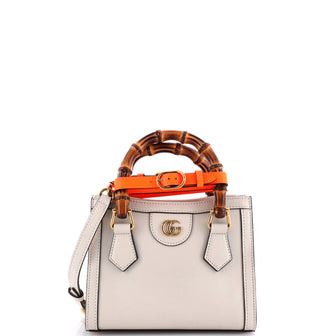 Gucci Diana NM Bamboo Handle Tote Leather Mini