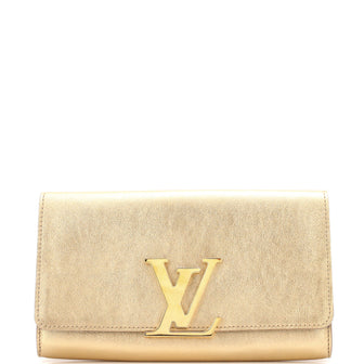 Louis Vuitton Louise Clutch Leather Long