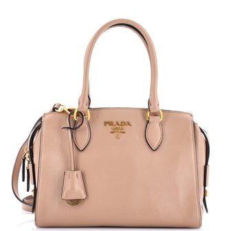 Prada Top Handle Satchel Glace Calf Small