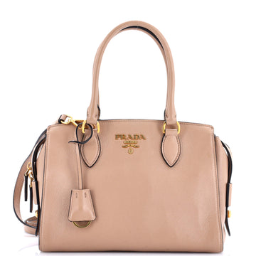 Prada Top Handle Satchel Glace Calf Small
