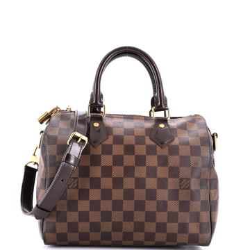 Louis Vuitton Speedy Bandouliere Bag Damier 25