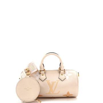 Louis Vuitton Papillon Handbag By The Pool Monogram Empreinte Giant BB