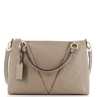 Louis Vuitton V Tote Monogram Empreinte Leather MM