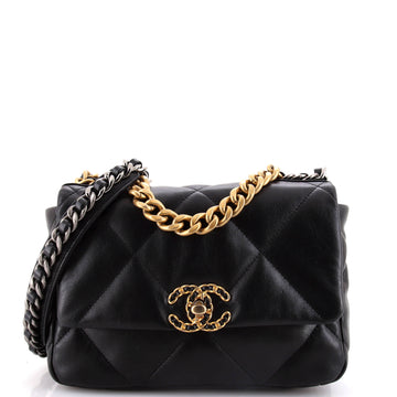Chanel 19 Flap Bag Quilted Leather Medium
