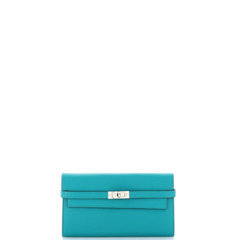 Hermes Kelly Wallet Chevre Mysore Long