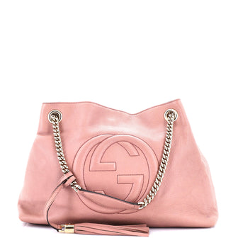Gucci Soho Chain Strap Shoulder Bag Leather Medium
