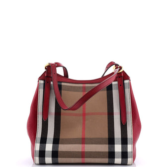 Burberry Canterbury Tote House Check Canvas Small