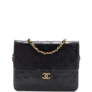 Chanel Vintage Clutch with Chain Quilted Leather Small