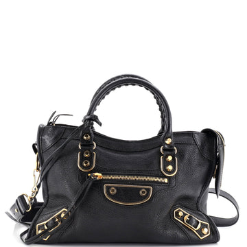 Balenciaga City Classic Metallic Edge Bag Leather Small