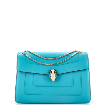 Bvlgari Serpenti Forever Shoulder Bag Leather Medium