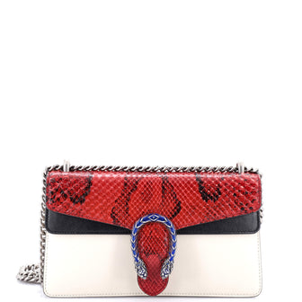Gucci Dionysus Bag Leather with Python Small