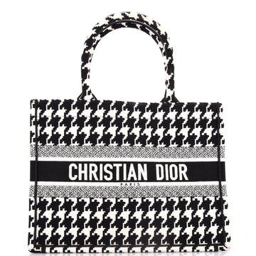 Christian Dior Book Tote Embroidered Raffia Medium