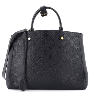 Louis Vuitton Montaigne Handbag Monogram Empreinte Leather GM