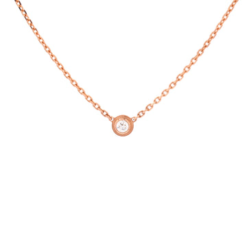 Cartier Cartier D'Amour Pendant Necklace 18K Rose Gold with Diamond XS