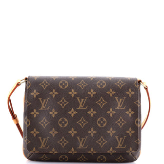 Louis Vuitton Musette Tango Handbag Monogram Canvas