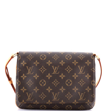 Louis Vuitton Musette Tango Handbag Monogram Canvas