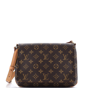 Louis Vuitton Musette Tango Handbag Monogram Canvas
